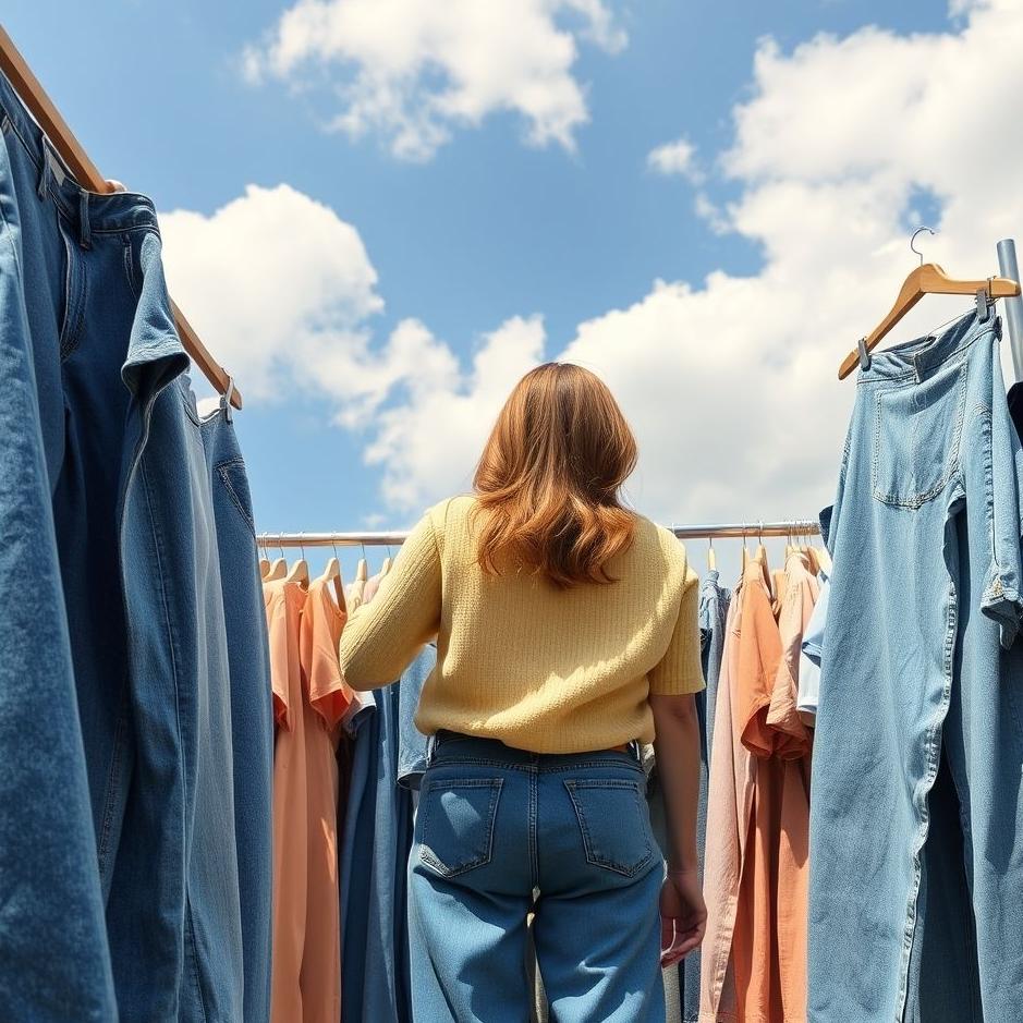 Dream : Choosing jeans in a dream