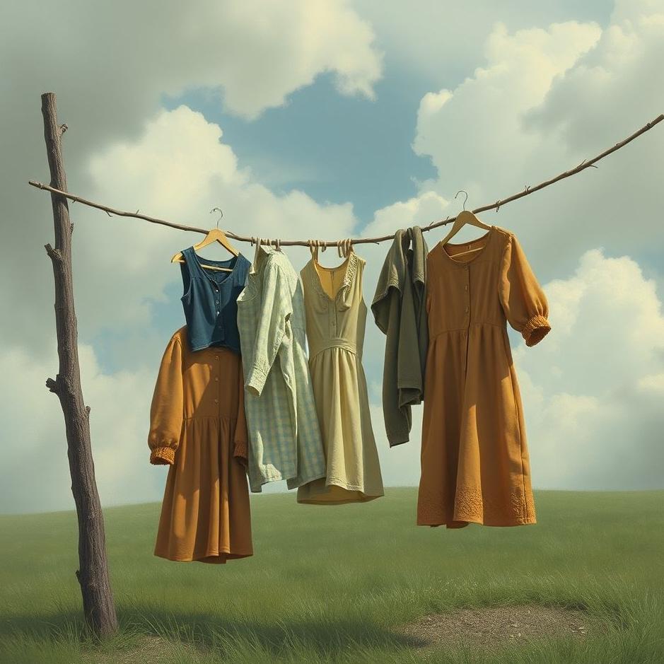 Dream : Choosing old clothes in a dream