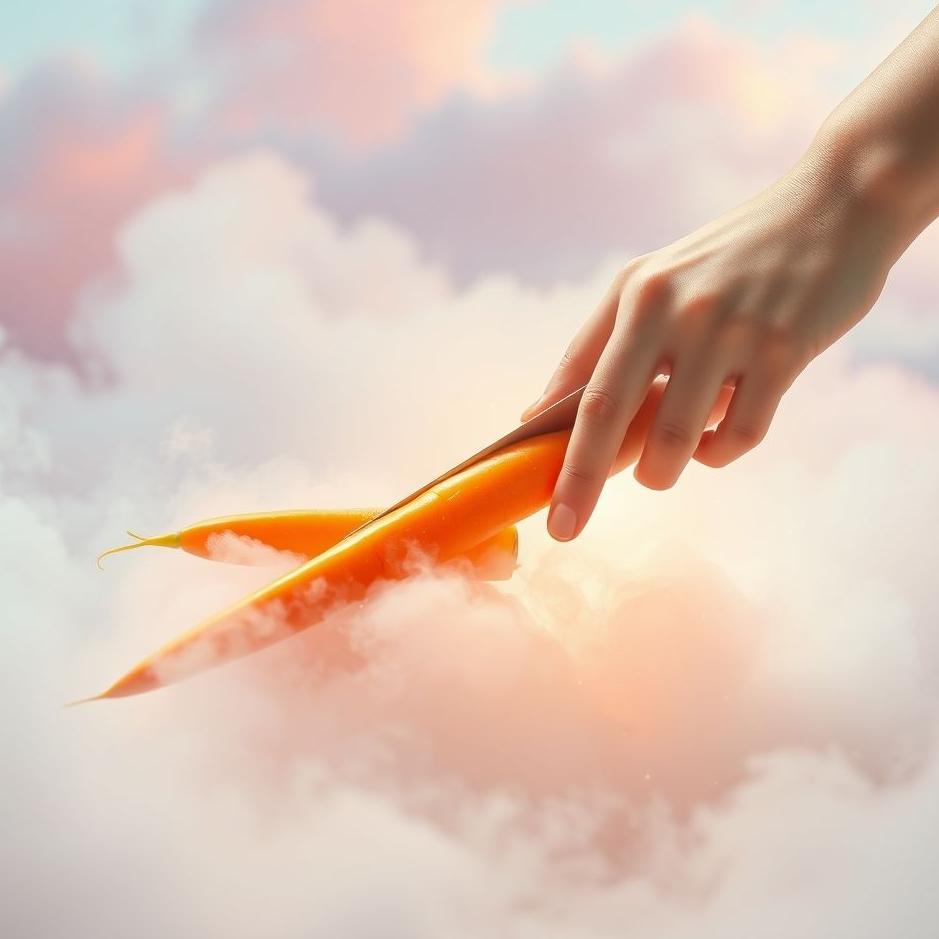 Dream : Chopping carrots in a dream
