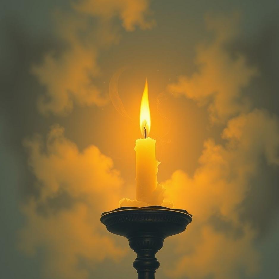 Dream : Church candle in a dream