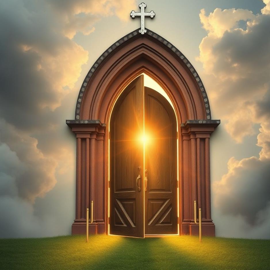 Dream : Church door open in a dream