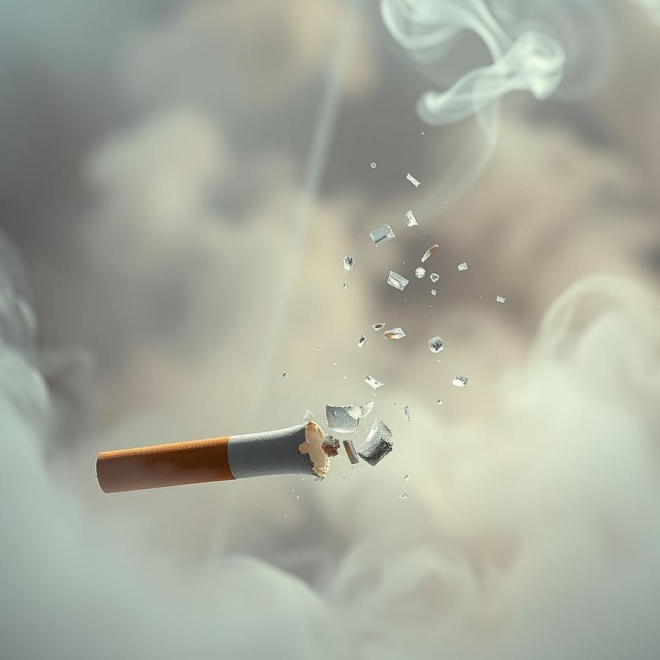 Dream : Cigarette being broken in a dream