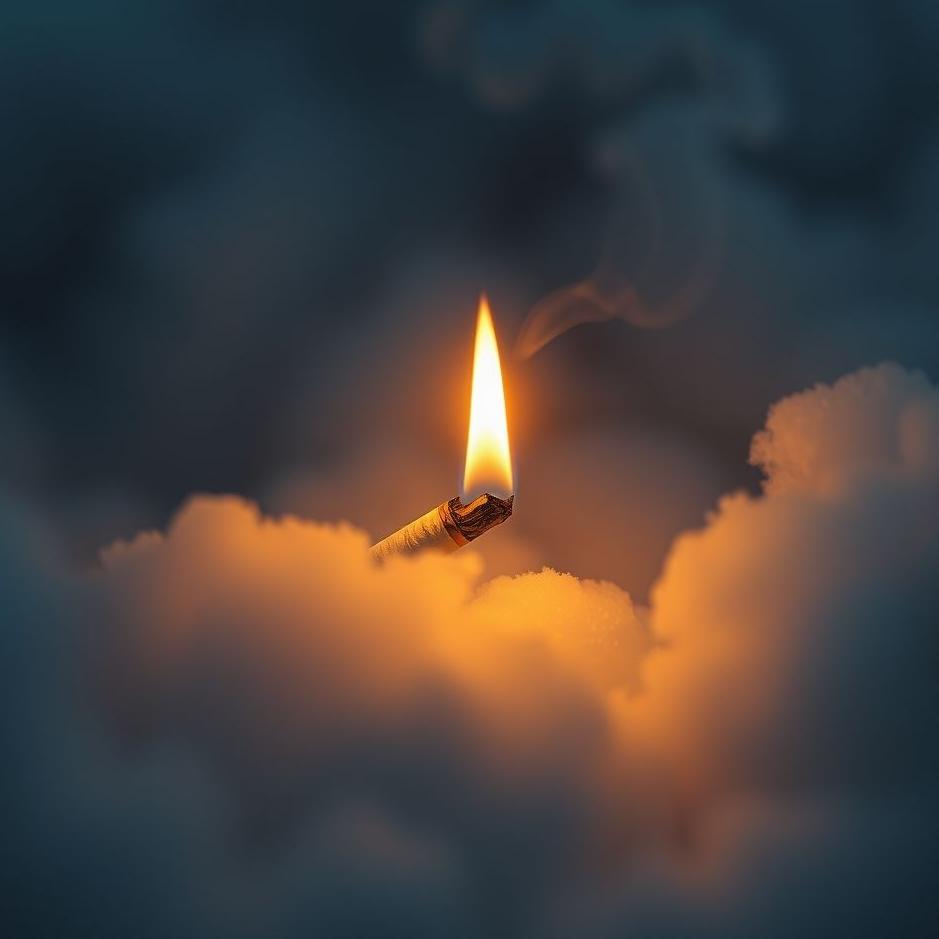 Dream : Cigarette being lit in a dream