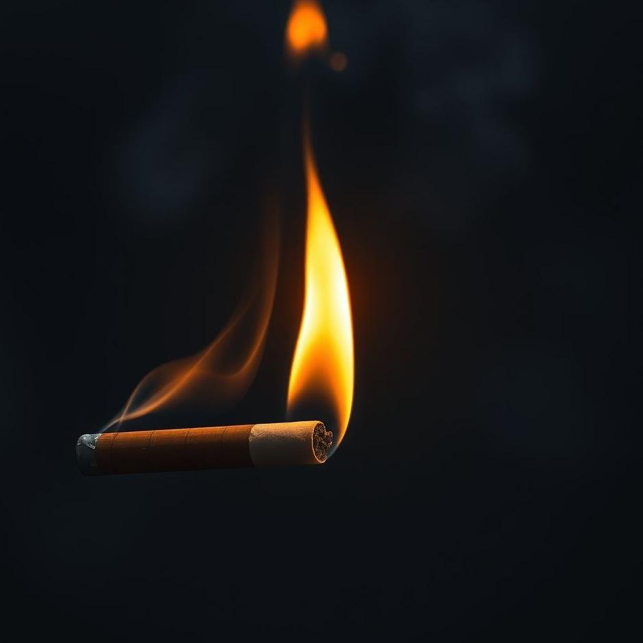 Dream : Cigarette fire in a dream