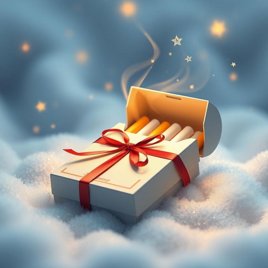 Dream : Cigarette pack as a gift in a dream