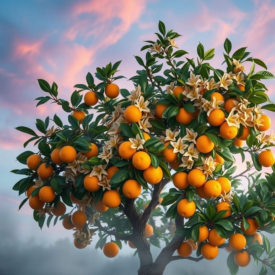 Dream : Citrus tree in a dream