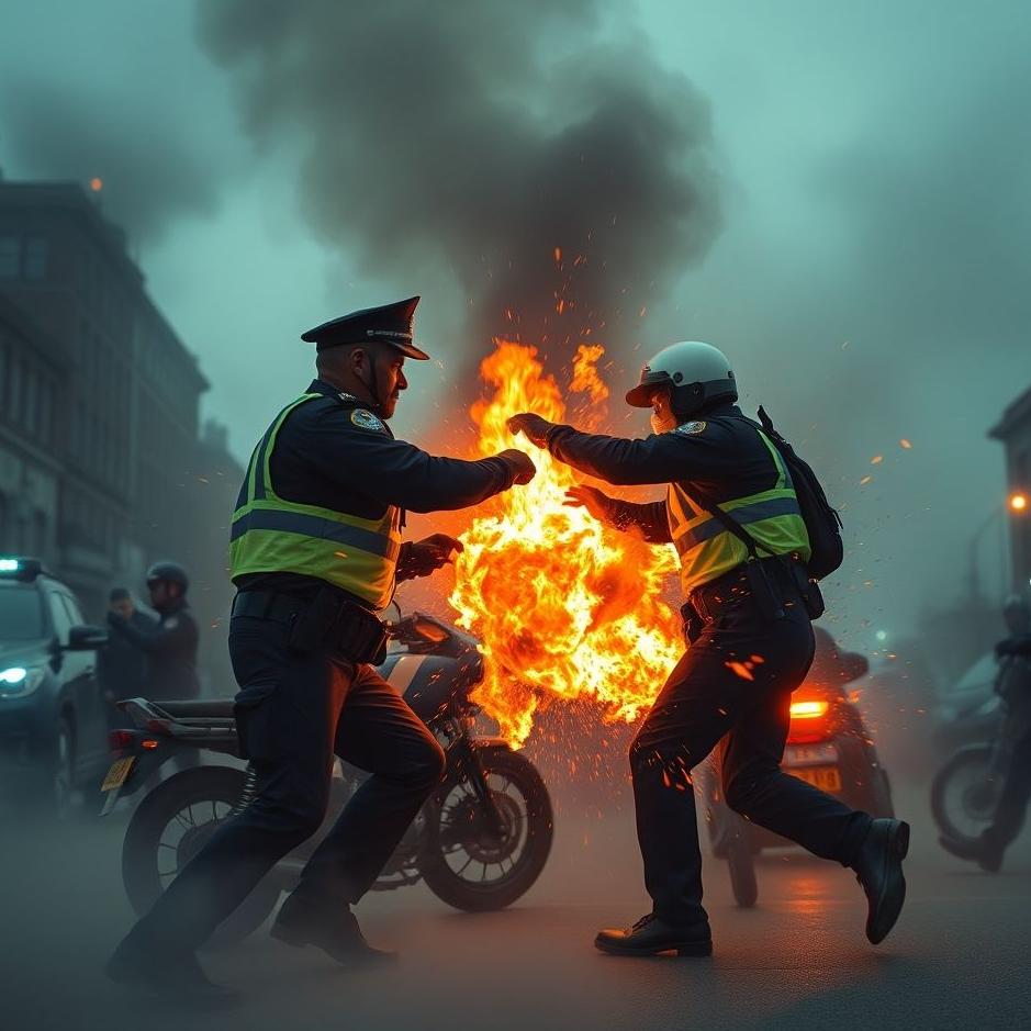 Dream : Clash of police officers in a dream