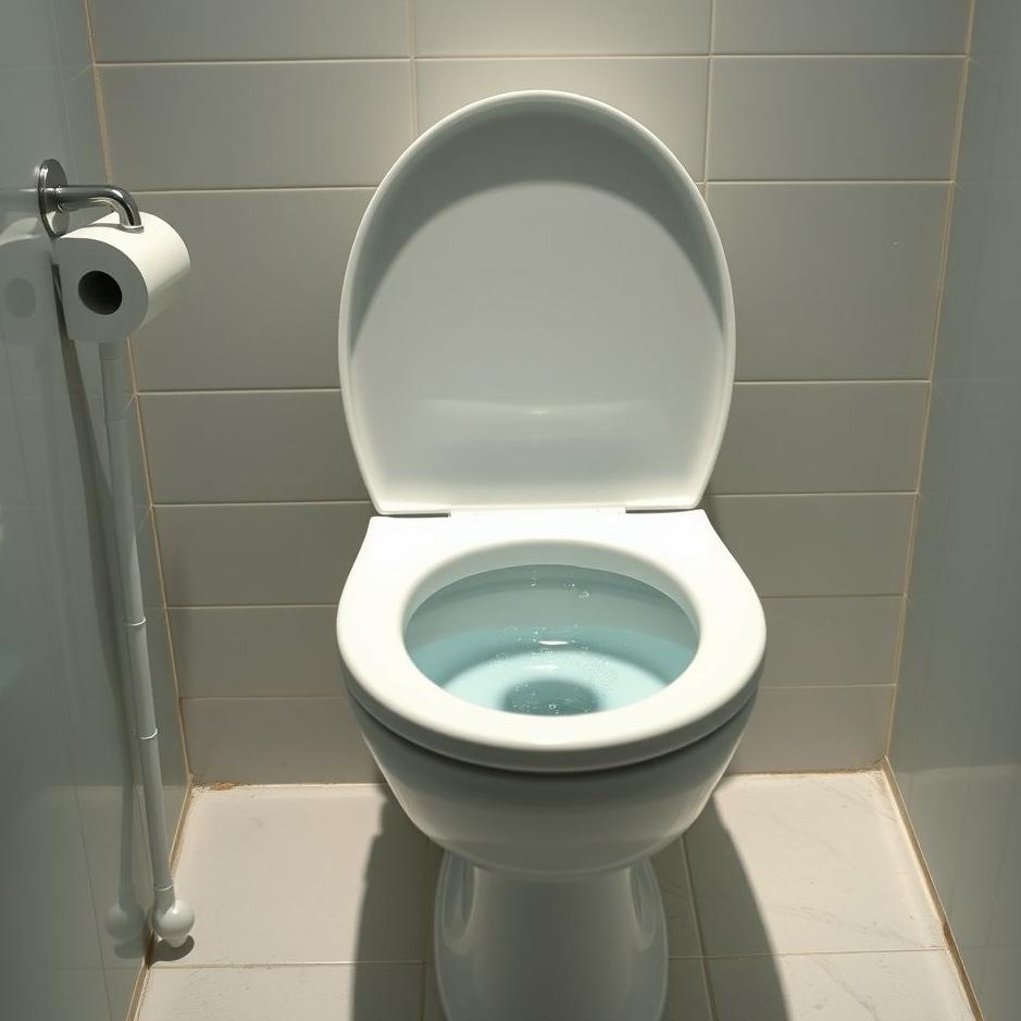 Dream : Clean water in a toilet in a dream