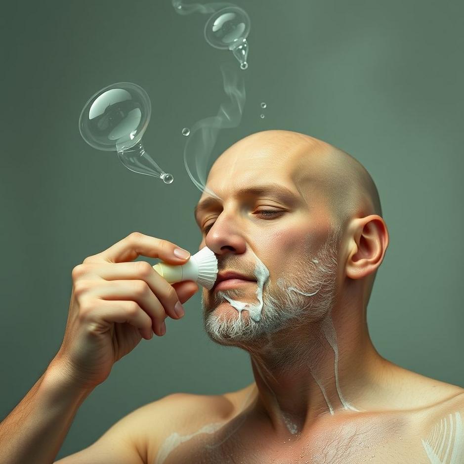 Dream : Cleaning a bald man in a dream