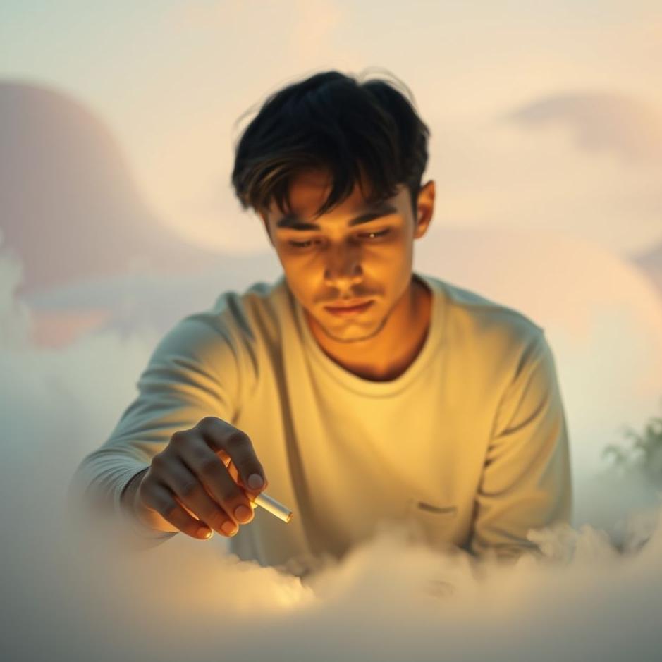 Dream : Cleaning a cigarette butt in a dream