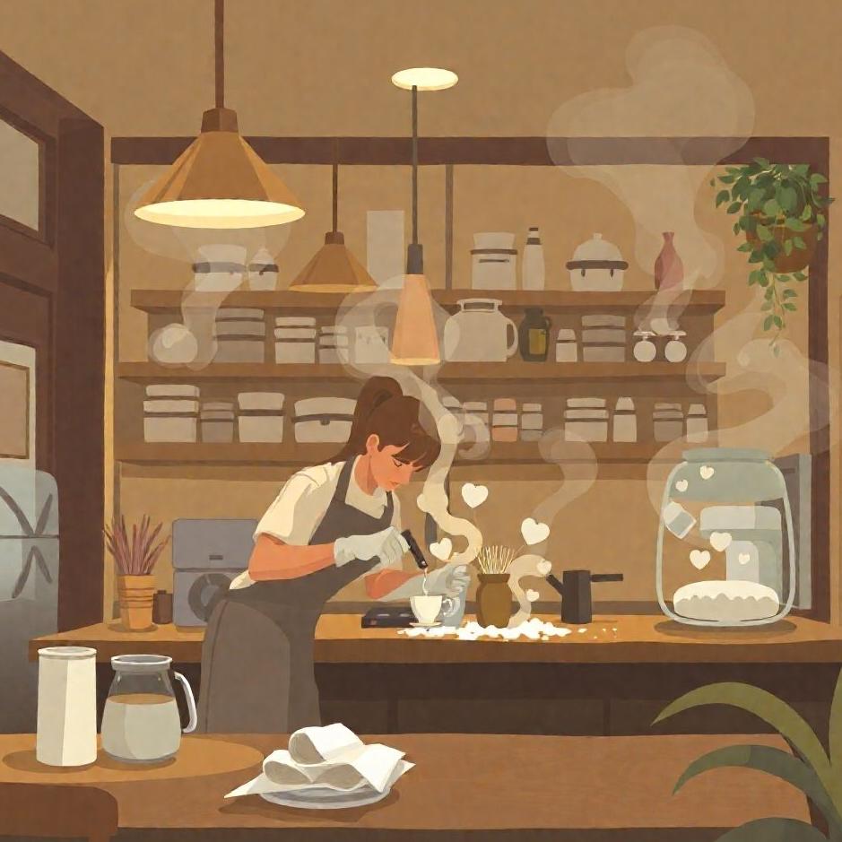 Dream : Cleaning a coffeehouse in a dream