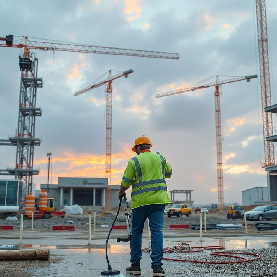 Dream : Cleaning a construction site in a dream