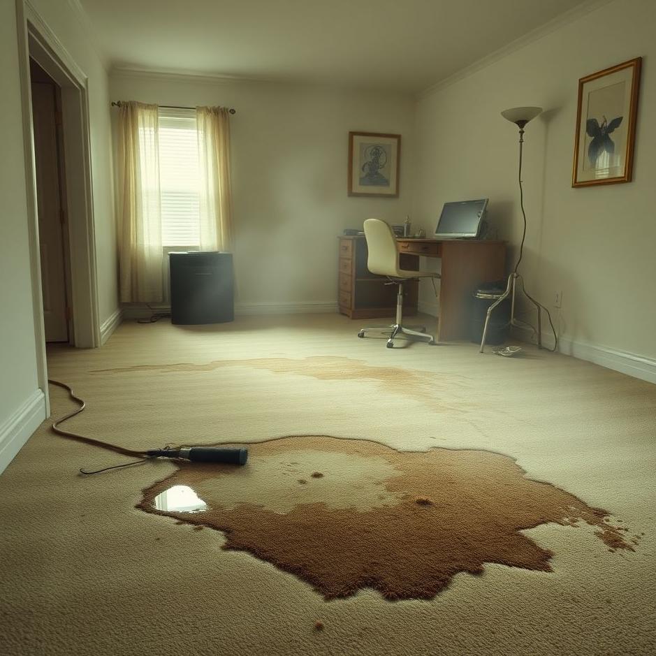 Dream : Cleaning a dirty carpet in a dream