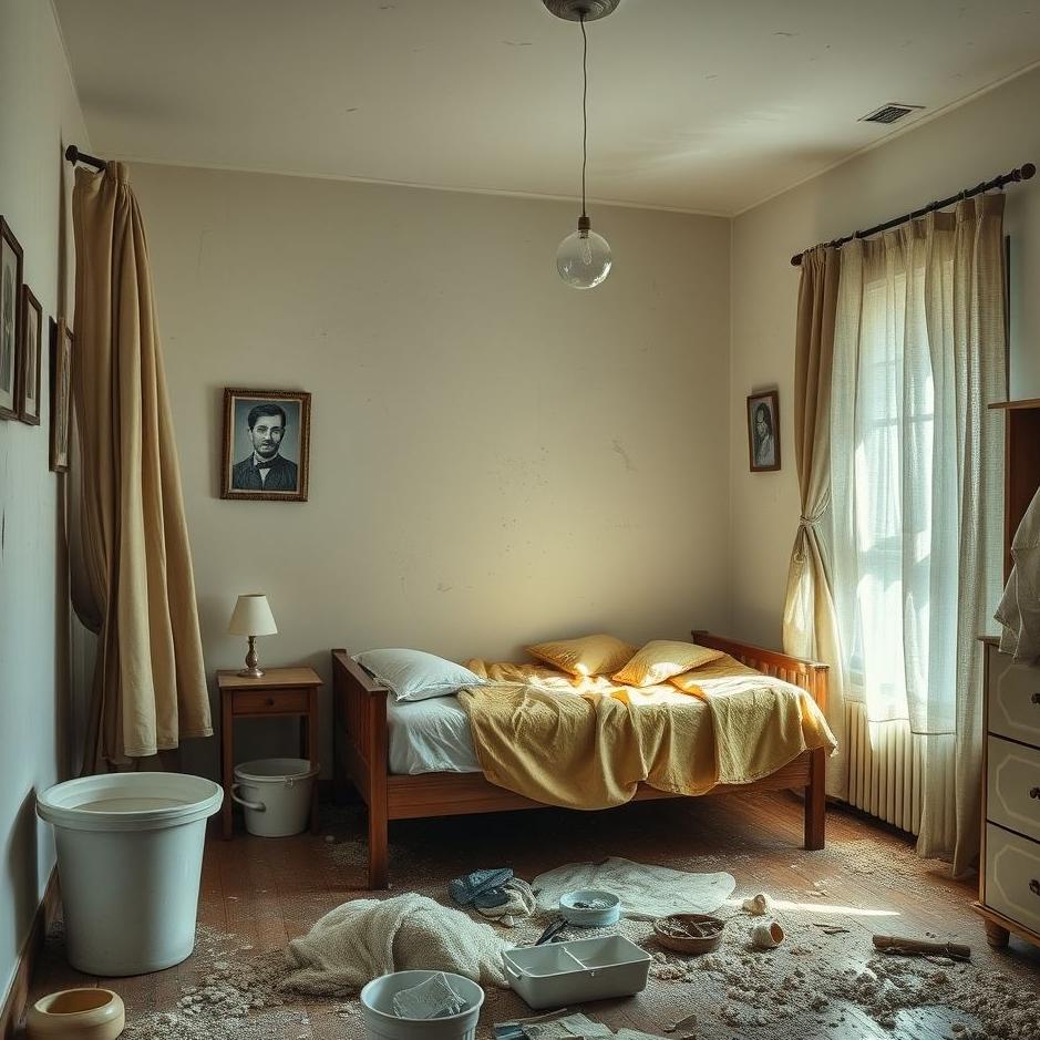 Dream : Cleaning a dirty room in a dream