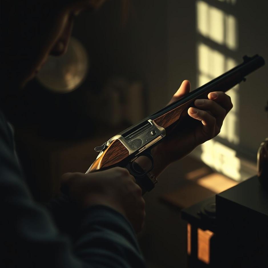 Dream : Cleaning a gun in a dream