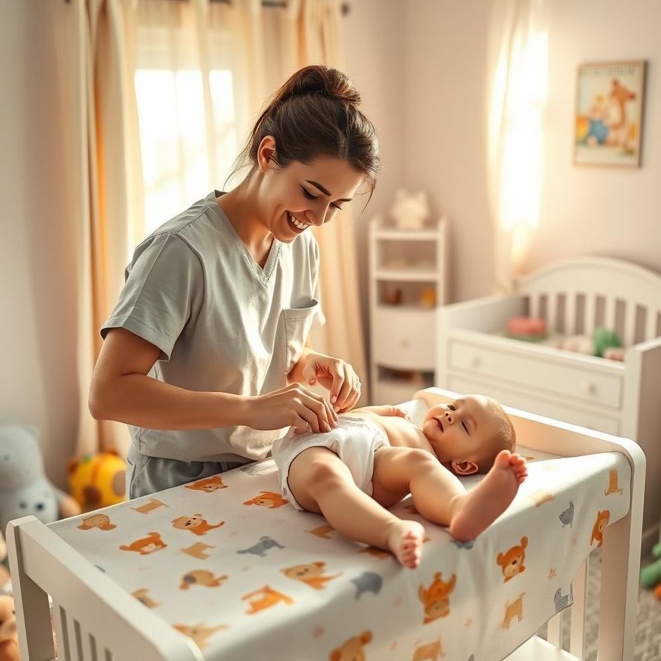 Dream : Cleaning a man's diaper 