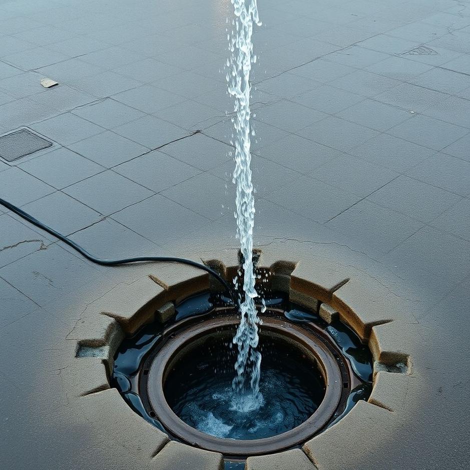 Dream : Cleaning a manhole in a dream