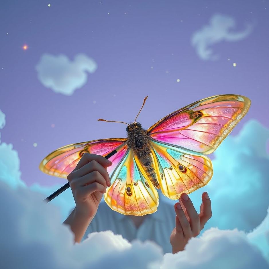 Dream : Cleaning a moth in a dream