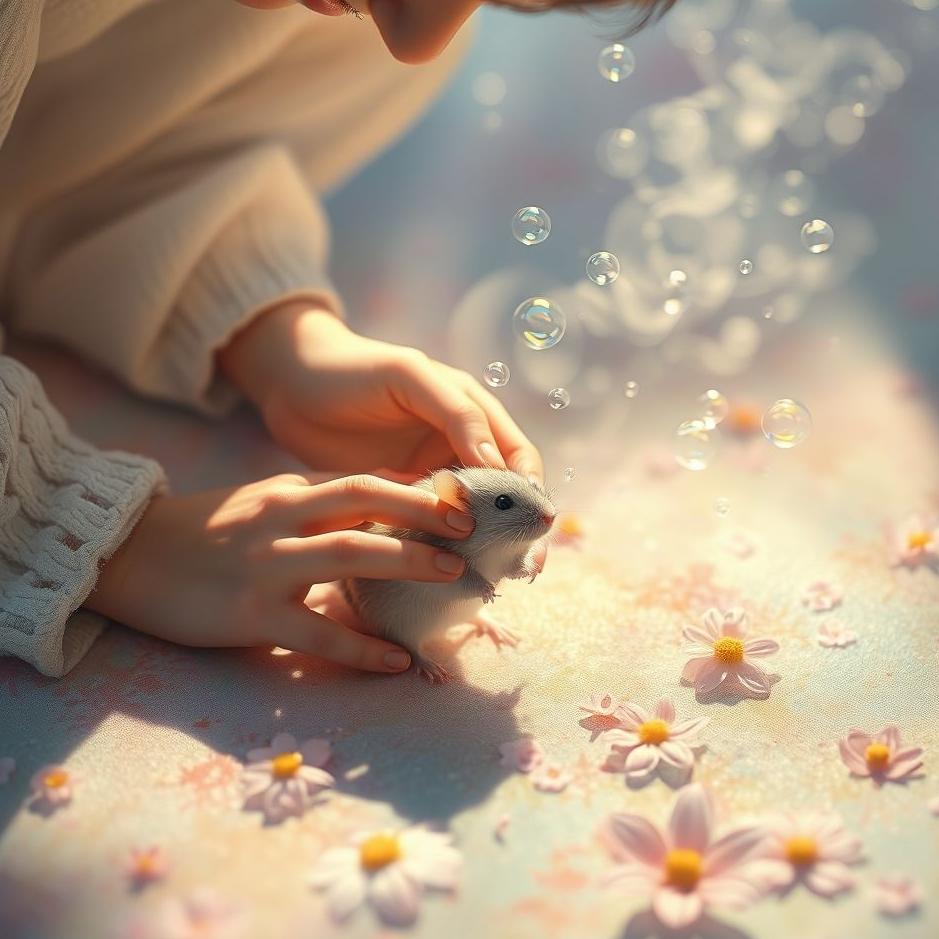 Dream : Cleaning a mouse in a dream