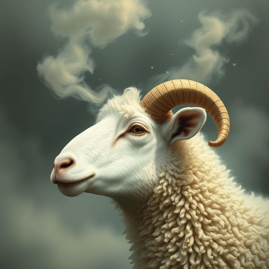 Dream : Cleaning a sheep's head in a dream