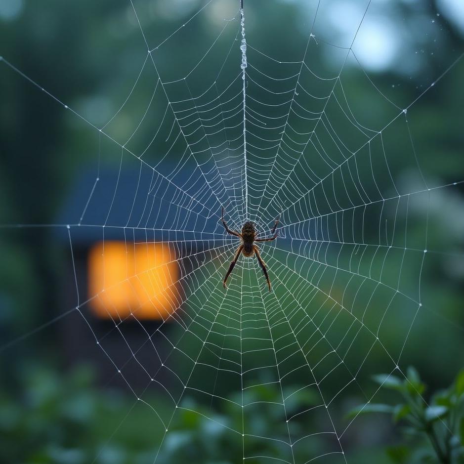 Dream Dictionary : Cleaning a spider web at home in a dream