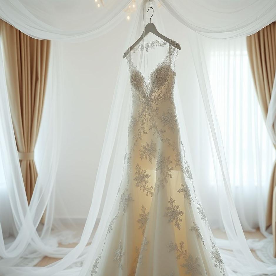 Dream : Cleaning a wedding dress in a dream