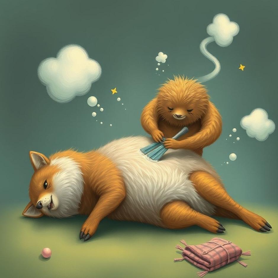 Dream : Cleaning an animal's belly in a dream