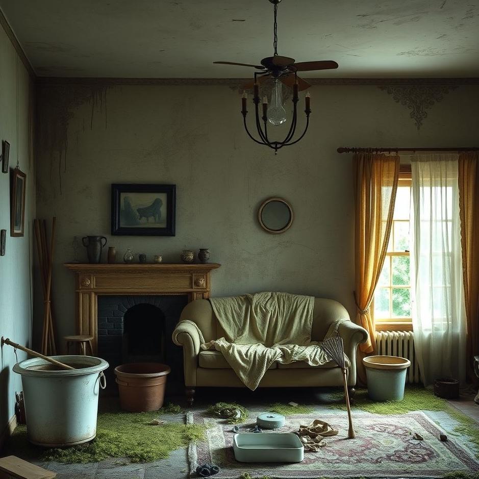 Dream : Cleaning an old dirty house in a dream