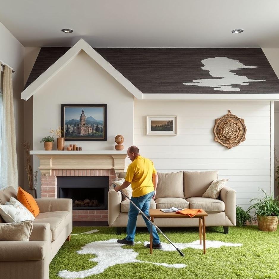 Dream : Cleaning an unfamiliar house 