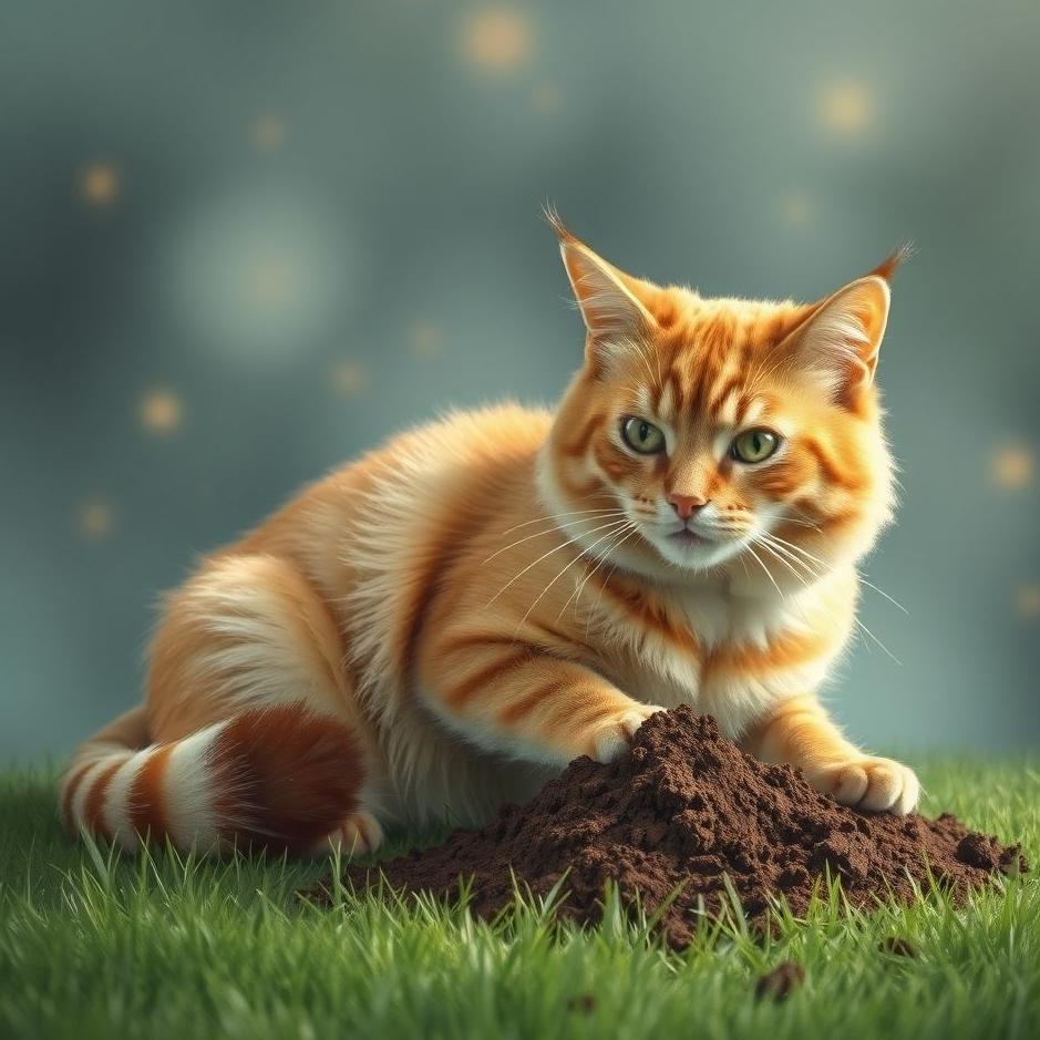 Dream : Cleaning cat poop in a dream