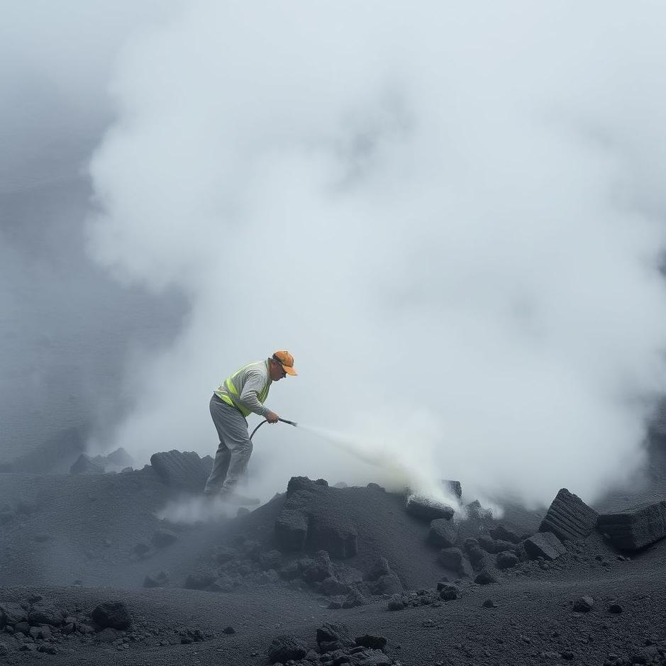 Dream : Cleaning coal dust in a dream