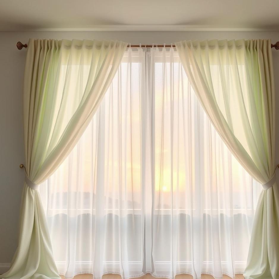 Dream : Cleaning curtains in a dream