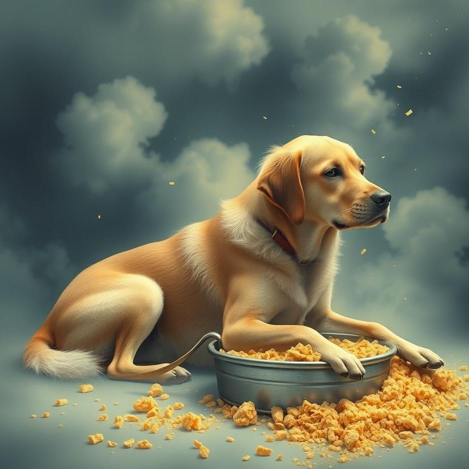 Dream : Cleaning dog feces in a dream