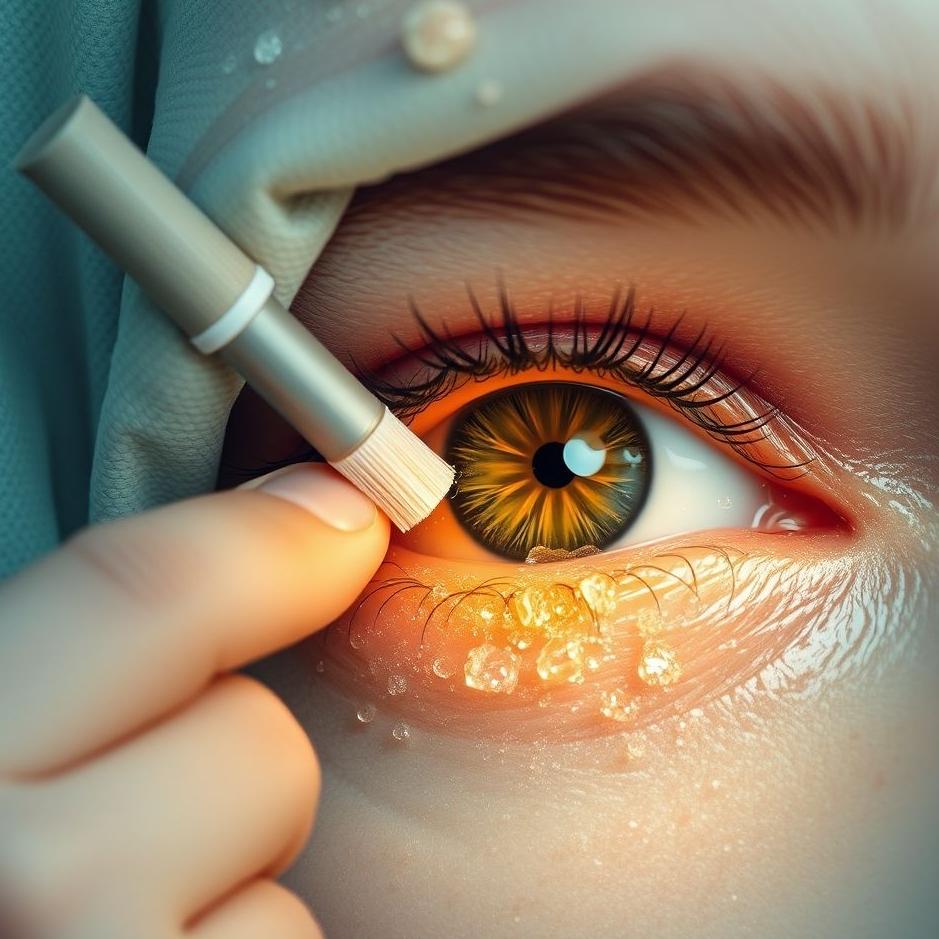 Dream : Cleaning eye smut in a dream