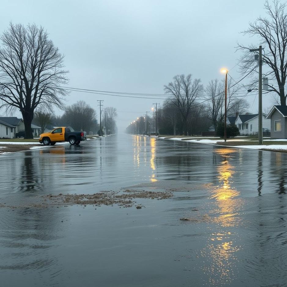 Dream : Cleaning flood water in a dream