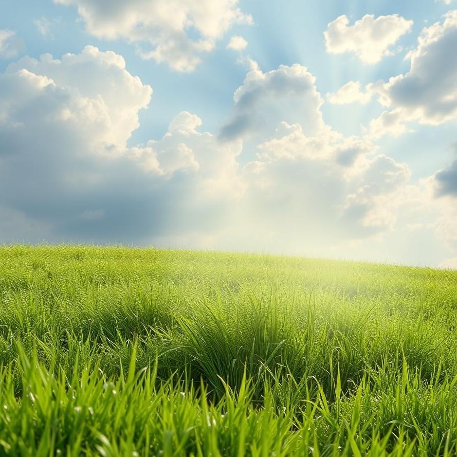 Dream : Cleaning grass in a dream