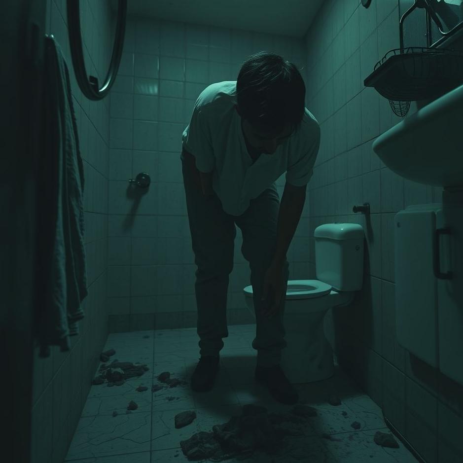 Dream : Cleaning human feces in a dream