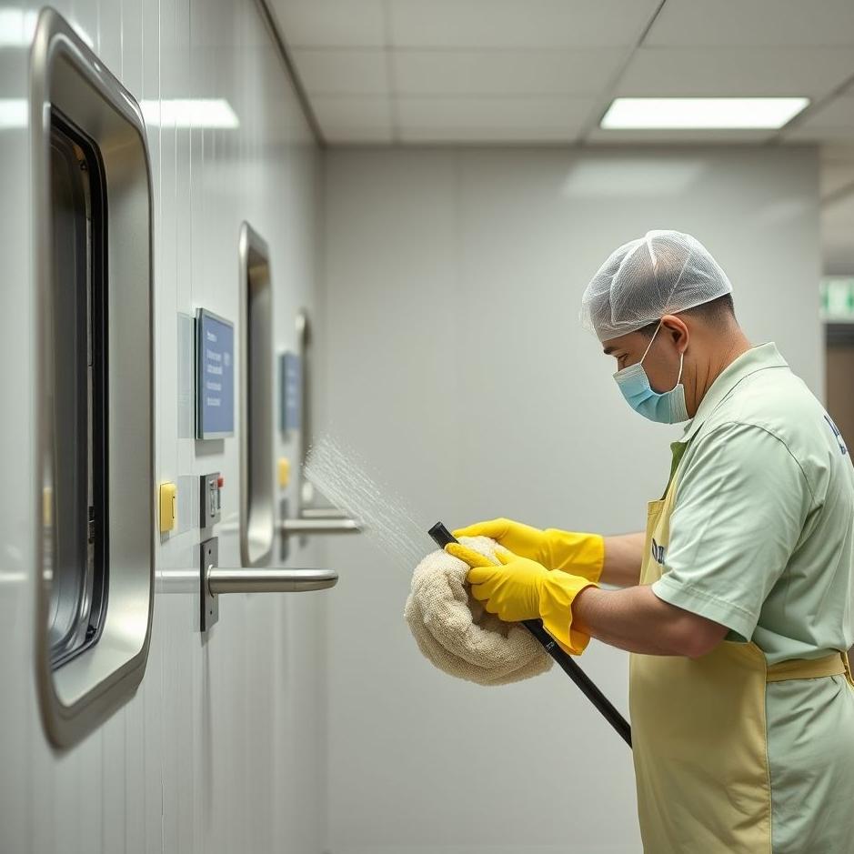 Dream : Cleaning in a bank 
