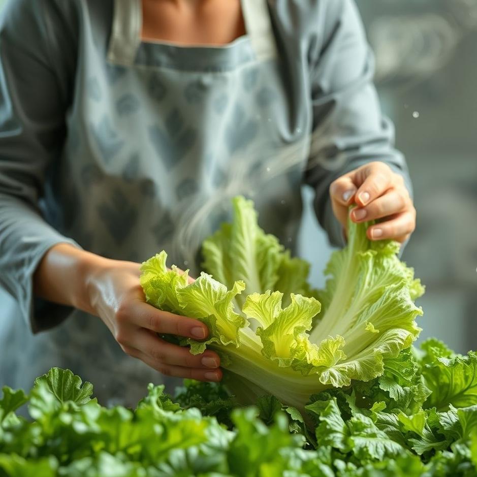 Dream : Cleaning lettuce in a dream