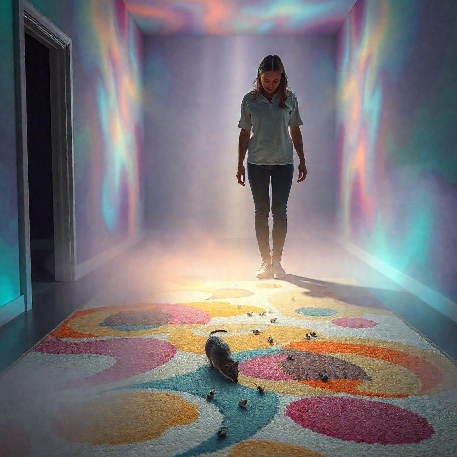 Dream Dictionary : Cleaning mouse droppings at home in a dream