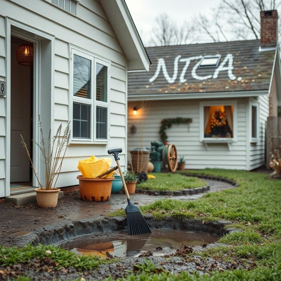 Dream : Cleaning mud from home in a dream