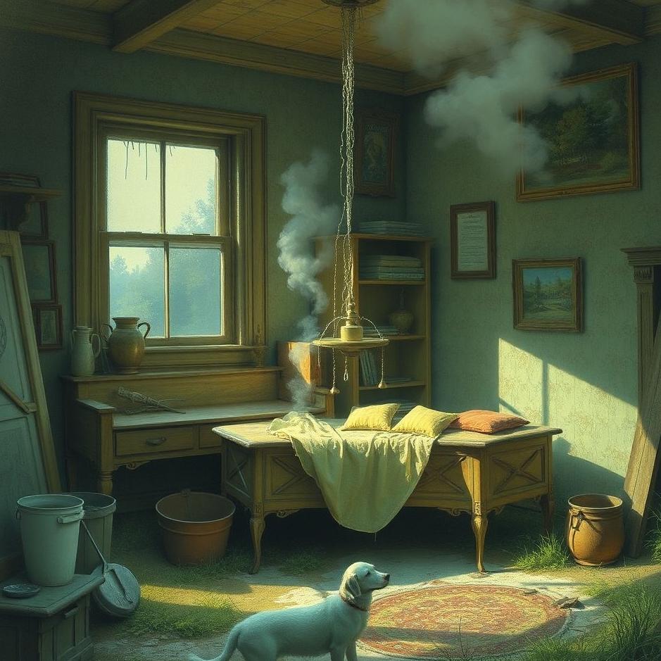 Dream : Cleaning old things in a dream