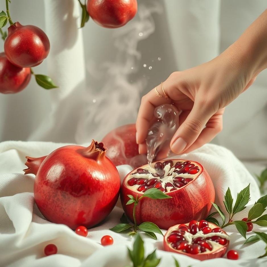 Dream : Cleaning pomegranates in a dream