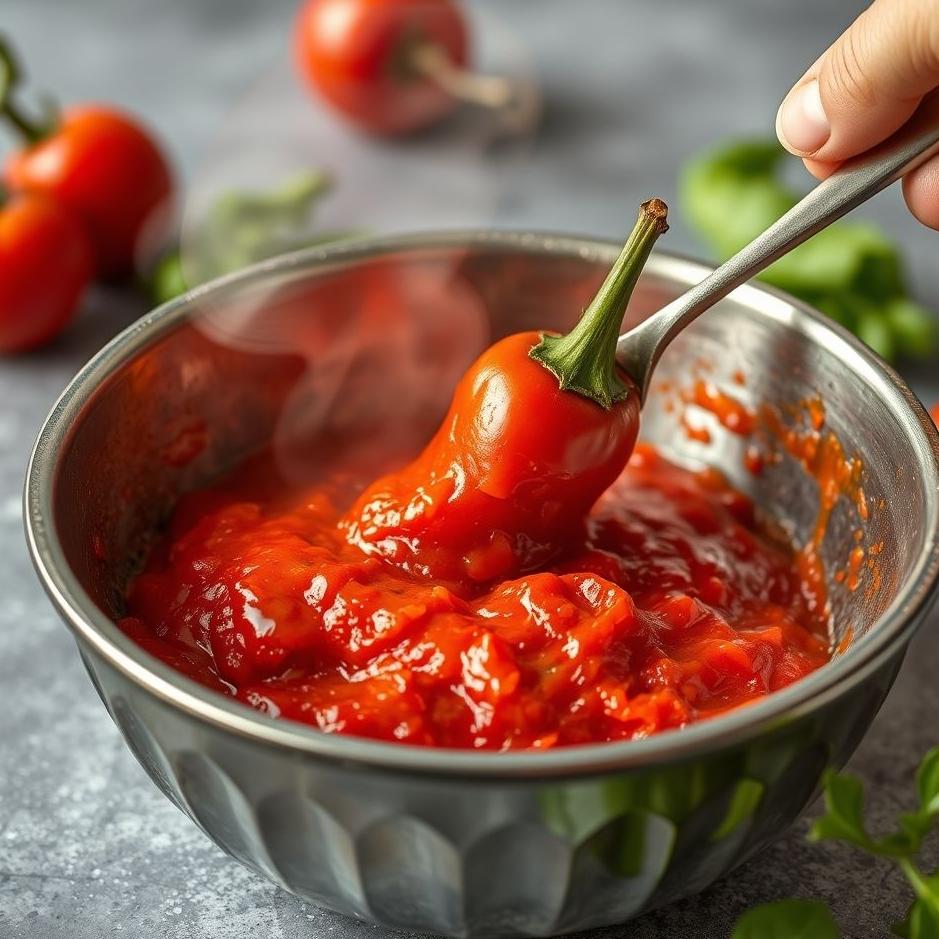 Dream : Cleaning red pepper for tomato paste in a dream