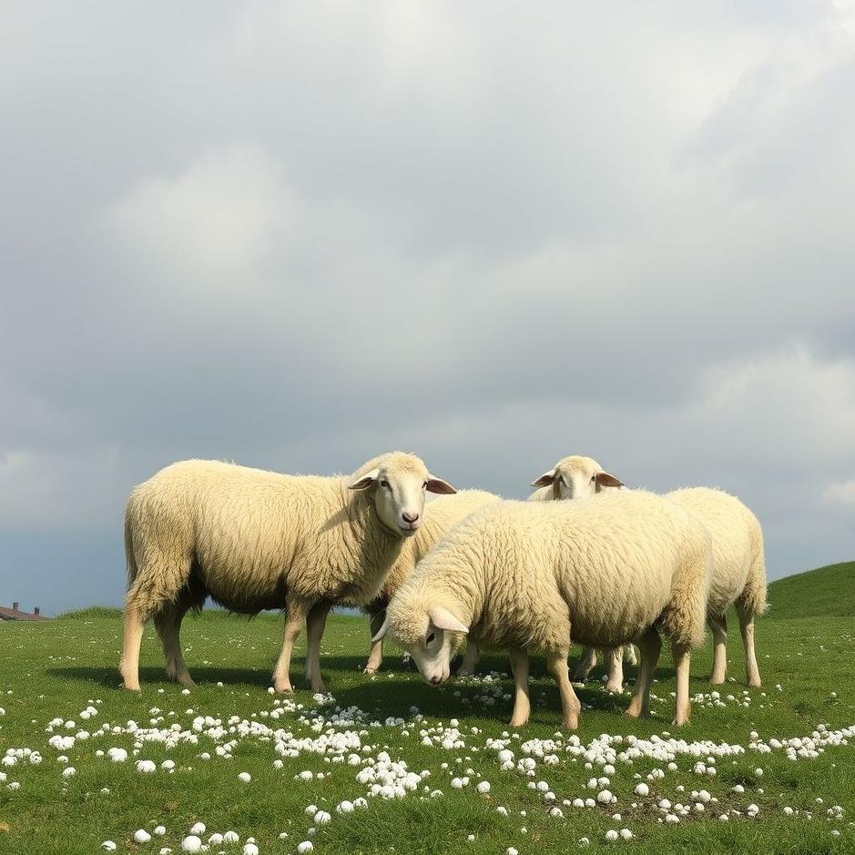 Dream : Cleaning sheep droppings in a dream