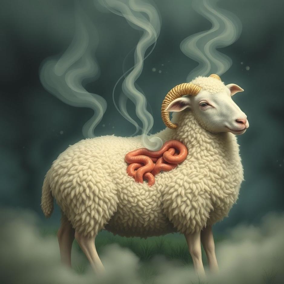 Dream : Cleaning sheep intestines in a dream