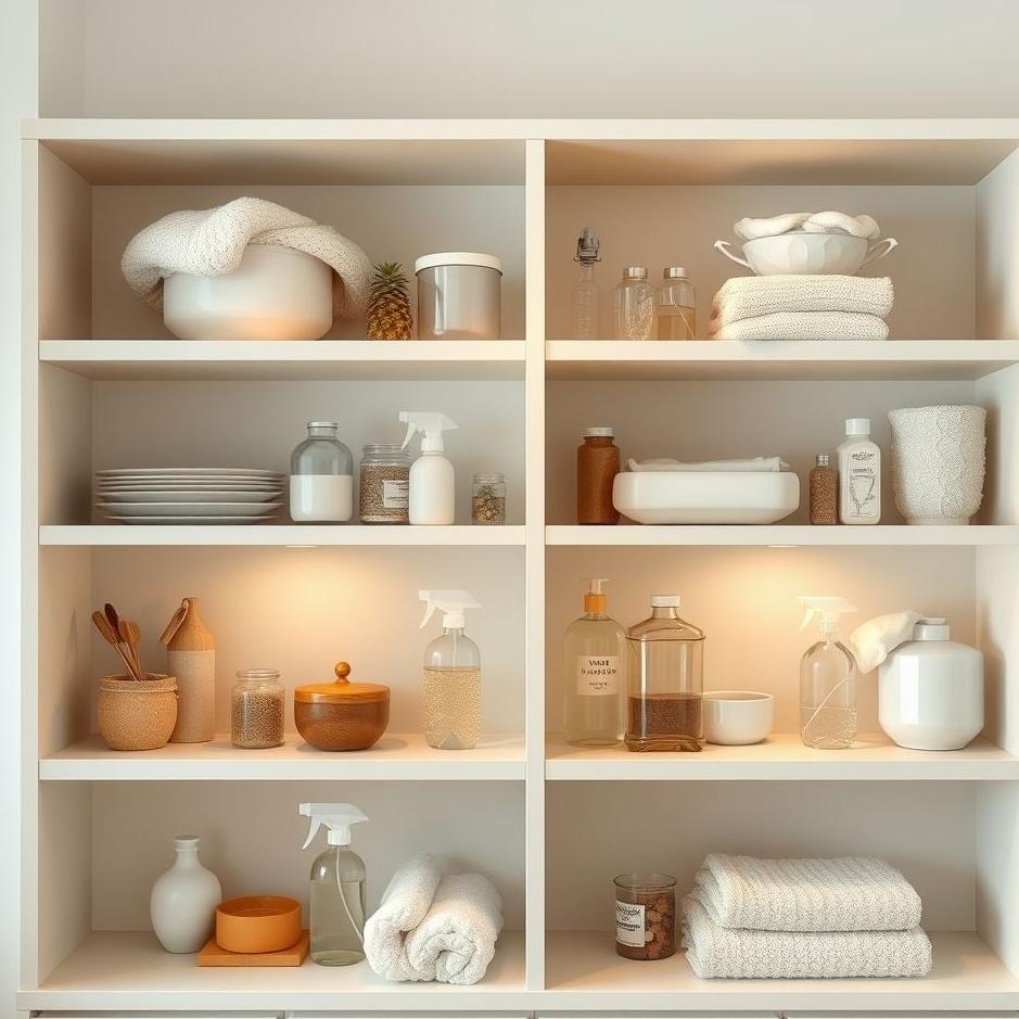 Dream : Cleaning shelves in a dream