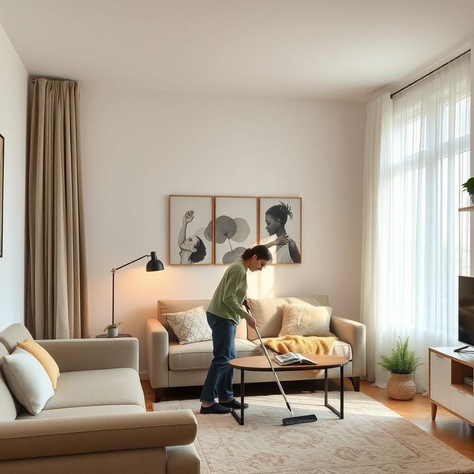 Dream : Cleaning the apartment in the dream