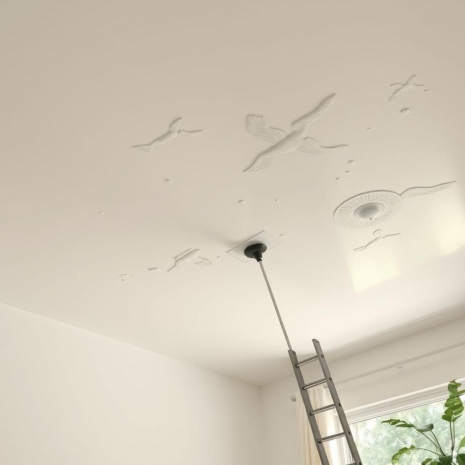 Dream : Cleaning the ceiling of the house in a dream