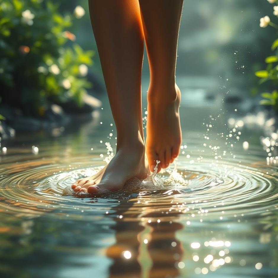 Dream : Cleaning the feet in the dream